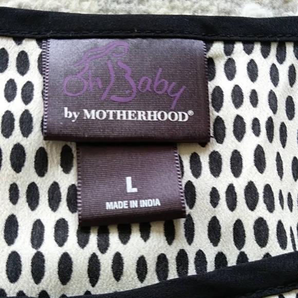 Oh Baby By Motherhood Keyhole Maternity Top L - Picture 2 of 10